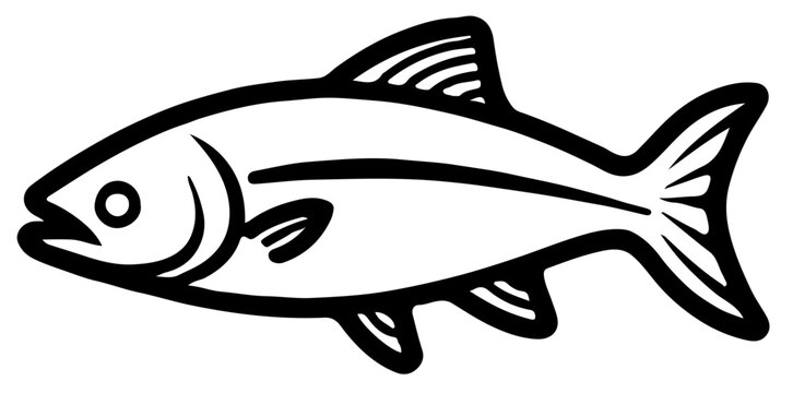 Salmon fish icon