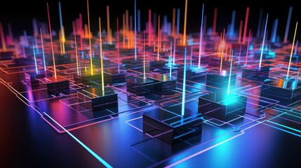 Visualization of virtual networks running on a physical network infrastructure, enabling flexible network configurations