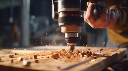 Working in the workshop