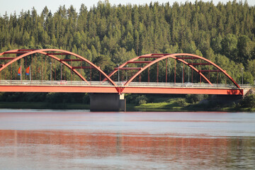 Fototapeta premium bridge over the river