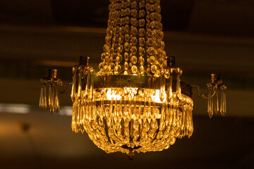 chandelier on the wall