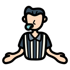 committee filled outline icon style