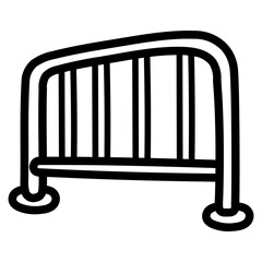 fence line icon style