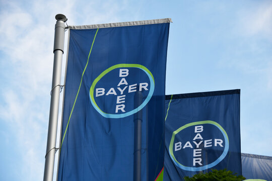 Berlin, Germany - June 5, 2023: Headquarters of Bayer Pharmaceuticals in Berlin - Bayer is a German&nbsp;multinational&nbsp;pharmaceutical&nbsp;and&nbsp;life sciences company