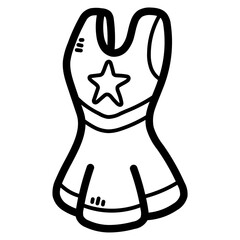 clothes line icon style