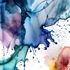 Wasserfarbe auf Papier