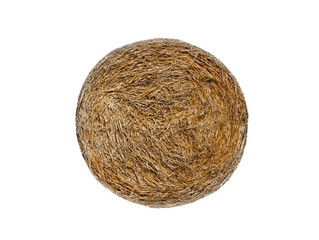  dryround bale isolated on white background