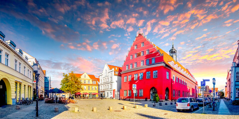 Altstadt, Greifswald, Mecklenburg Vorpommern, Deutschland 
