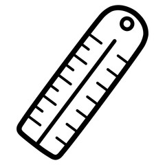 ruler line icon style