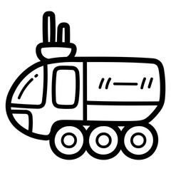 vehicle line icon style