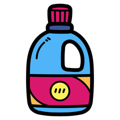 bleach filled outline icon style