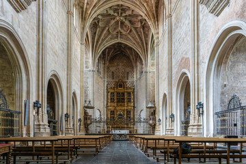 Interior of the church of the convent of San Marcos in Leon