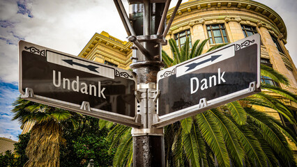 Signposts the direct way to Thanks versus Ingratitude