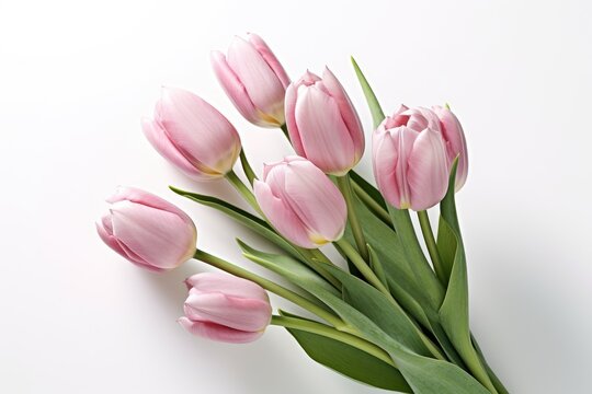 tulip flowers of a realistic image AI Generated