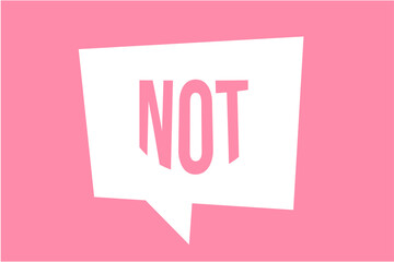 red notice that says not on a white box