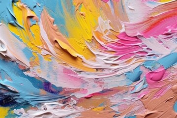 Abstract background from the smears of acrylic Generative AI