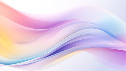 Fototapeta na wymiar Light Rainbow abstract wavy background.