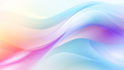 Fototapeta premium Light Rainbow abstract wavy background.
