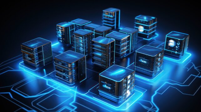 Comprehensive IT infrastructure setup, including servers, switches, routers, and structured cabling systems