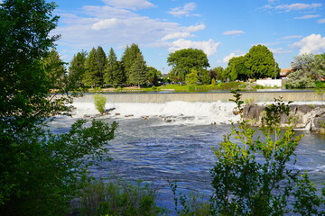  landscape of city Idaho Falls, Idaho, USA