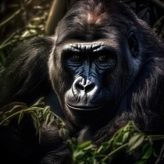 Gorilla in Jungle