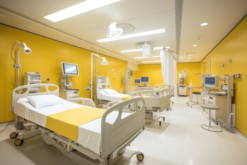 stock photo of inside emergency room unit in hospital