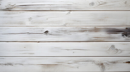 Obraz premium white Wood plank texture wall generativ ai