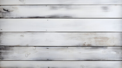 Obraz premium white Wood plank texture wall generativ ai