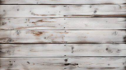 Obraz na płótnie Canvas white Wood plank texture wall generativ ai