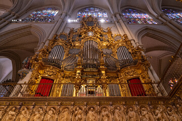 Catedral de Toledo, Castilla y la Mancha, España.