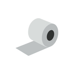 Isolated colored toilet paper icon Vector