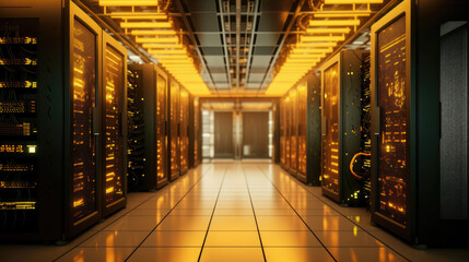 Data center server room