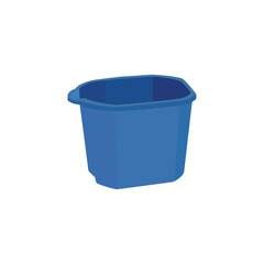 Isolated colored cleaning bucket icon Vector