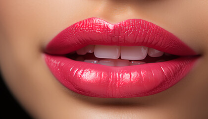 Obraz premium close up lips of lips