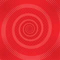 Colored comic page background with halftone effects Vector