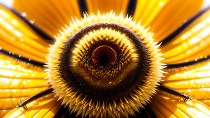 Abstract Flower, AI generated Illustration