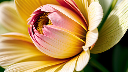 Macro Flower, AI generated Illustration