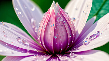 Macro Flower, AI generated Illustration