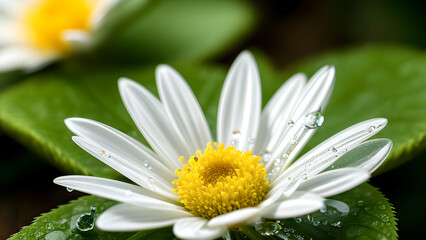 Macro Flower, AI generated Illustration