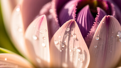 Macro Flower, AI generated Illustration