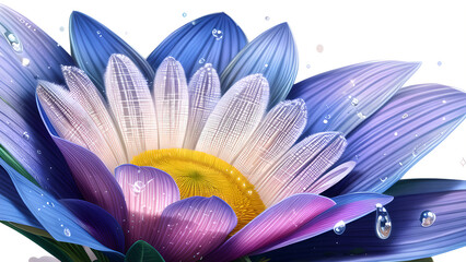 Macro Flower, AI generated Illustration