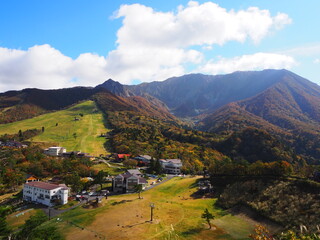 Fototapeta na wymiar Mt Daisen, the marvelous scenery at Japan’s third national park
