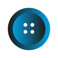 Button Blue