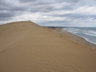 the Tottori Sand Dunes, wedged along the coast of Japan’s sparsely populated San’in region, the country’s very own slice of desert