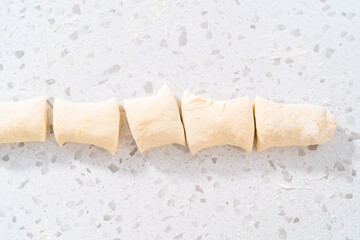 Homemade naan dippers