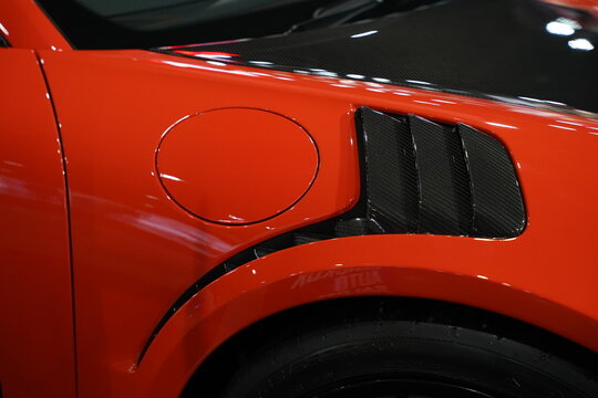 Laxury car's body part design and detail