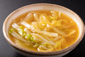 白菜のあんかけスープ