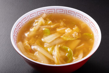 白菜のあんかけスープ