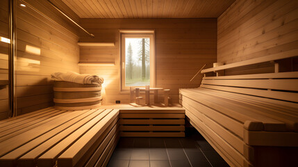 サウナの健康とリラックス No.016 | The Health and Relaxation of Saunas Generative AI