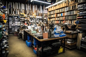 photo of inside empty stationary shop Photography